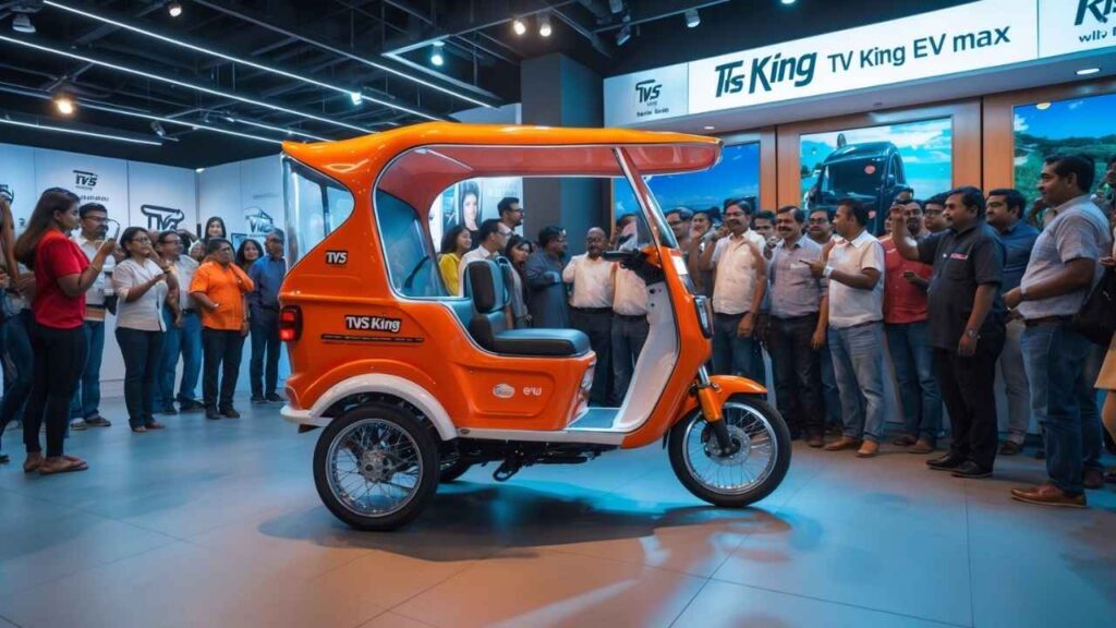 TVS King EV MAX Rickshaw