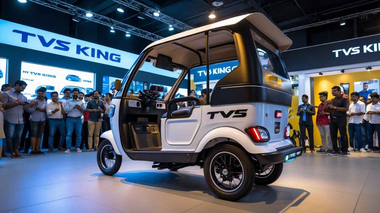 TVS King EV MAX Rickshaw